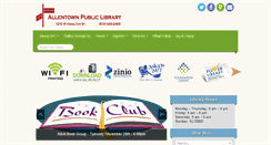 Desktop Screenshot of allentownpl.org